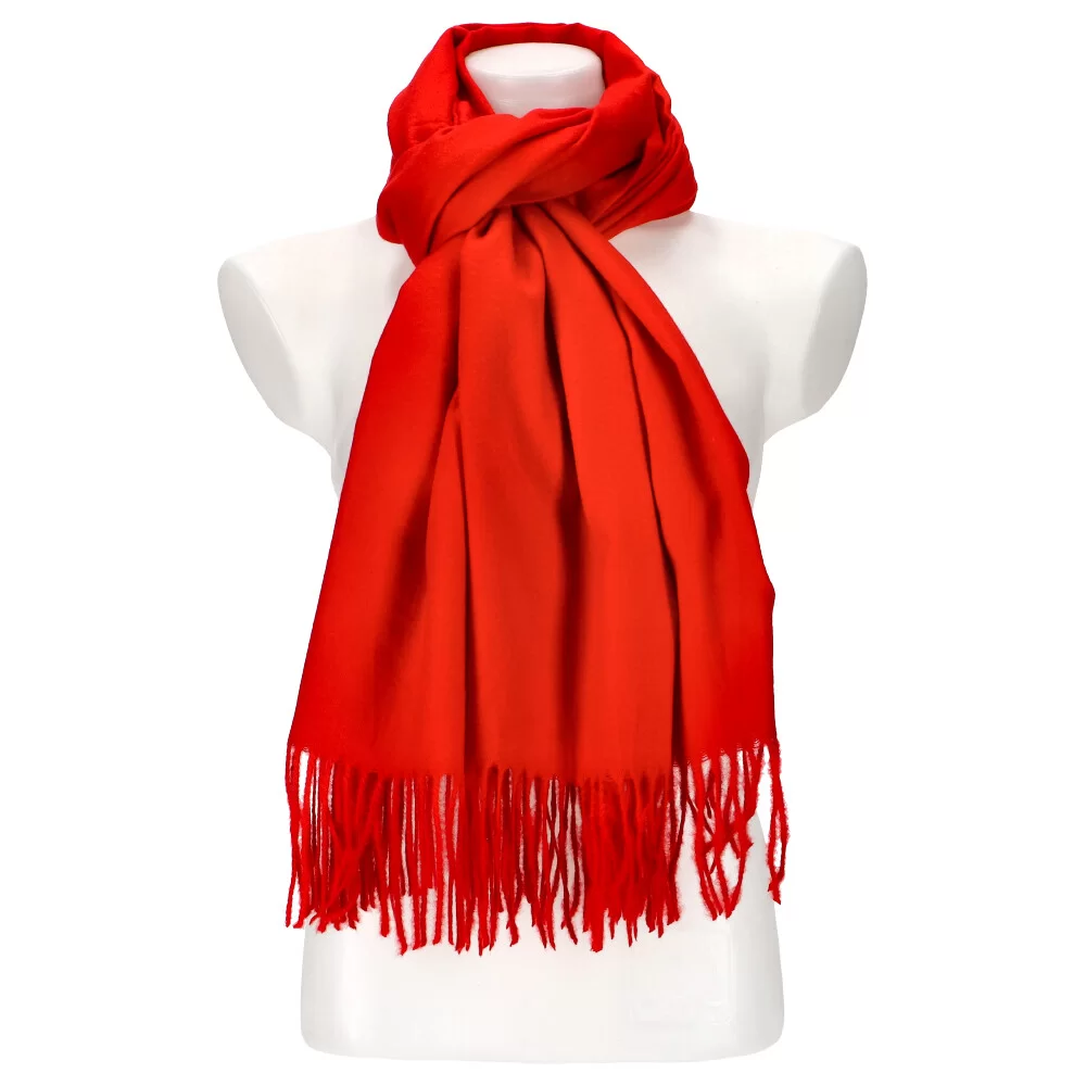 Woman winter scarf 29009B - RED - ModaServerPro